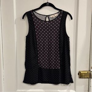 LOFT sleeveless blouse, S, GUC